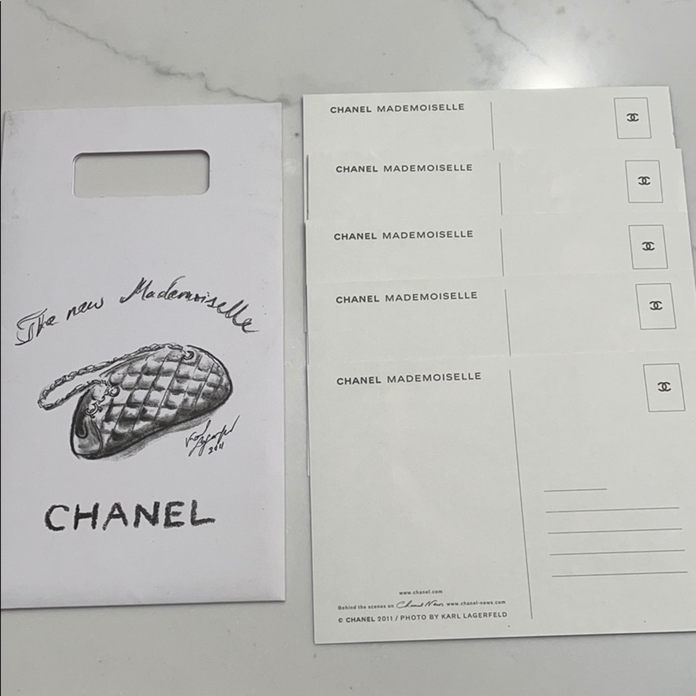 Chanel postcards - photos by Carl